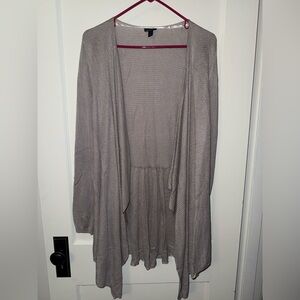 Torrid Textured Knit draped front cardigan